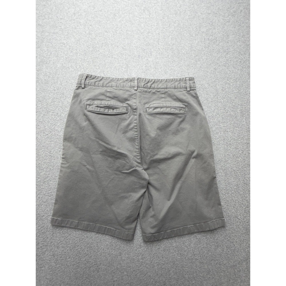 Flint And Tinder Shorts Mens 33 Gray Chino Stretch 11 Inseam Casual Summer - Picture 8 of 9